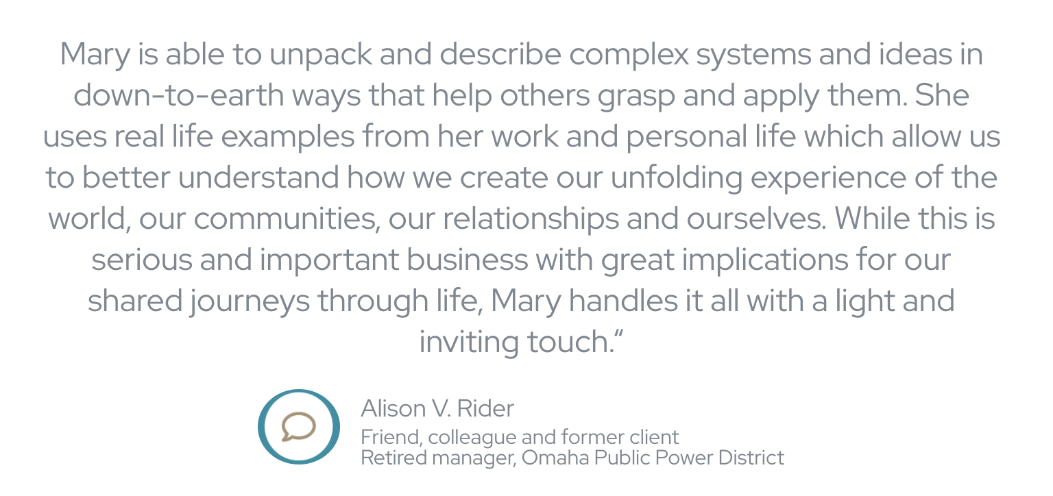 Using real life examples for better understanding how to create unfolding experience in community relationships and ourselves