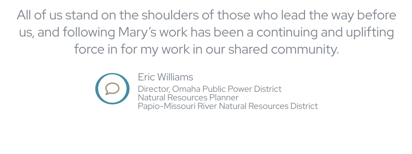 Shared community and uplifting force in our work together